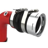 23-24 Ford Diesel Trucks V8-6.7L (td) BladeRunner Aluminum Hot and Cold Charge Pipe Kit - Red