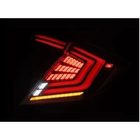 16-21 Honda Civic Hatchback/ Type-R FK8 Nova-Series LED Tail Lights (Pair) - Alpha Black