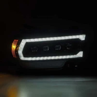 19-21 Ram 2500 NOVA LED Proj Headlights Plank Style Alpha Blk w/Activ Light/Seq Signal/DRL