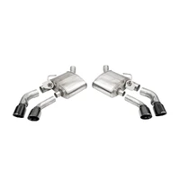 2.75 Inch Axle-Back Exhaust with Dual Mode NPP; Dual Rear Exit with Twin 4.0 Inch Pro Series Tips 16-24 Chevrolet Camaro