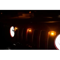 2018+ Jeep JL Grill Amber Marker Lights