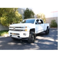 15-19 Chevy Silverado 25/3500HD CC Dsl 4dr VoltStep Electric Running Board Kit - Tex. Blk