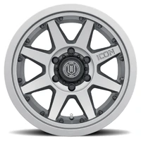Rebound Pro 17x8.5 6x135 6mm Offset 5in BS 87.1mm Bore Titanium Wheel