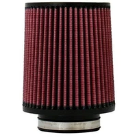 High Performance Air Filter - 3 1/2 Black Oiled Filter 6 Base / 6 7/8 Tall / 5 1/2 Top