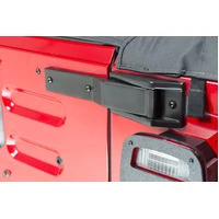 Jeep TJ Tailgate Hinge Pair 97-06 Wrangler TJ Powdercoat Black