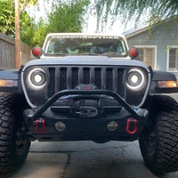 Oculus Bi-LED Projector Headlights for Jeep JL/Gladiator JT - Matte Blk - 5500K