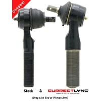 Currectlync Steering System 97-06 Wrangler TJ and LJ Unlimited/XJ/MJ Bolt-On Includes 1 1/4 Inch Diameter Tie Rod/Forged Drag Link HD Steering