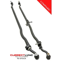 Currectlync Steering System 07-18 Wrangler JK w/Flipped Drag Link 1 1/2 Inch Diameter Tube Tie Rod/Forged Drag Link/Forged Tie Rod Ends Premium Jam