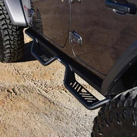 18-22 Jeep Wrangler JL Unlimited Outlaw Nerf Step Bars - Textured Black