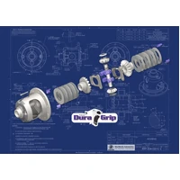 Gear Dura Grip Positraction For GM 12 Bolt Car w/ 30 Spline Axles / 3.08 To 3.90 Ratio