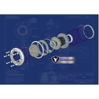 Gear Hardcore Locking Hub Set For Dana 60 / 35 Spline. 79-91 GM / 78-97 Ford / 79-93 Dodge