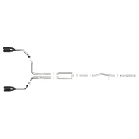 Vulcan Series 3in 304 SS Exhaust Cat-Back w/ Black Tips 2019 GM Silverado/Sierra 1500 V8-5.3L