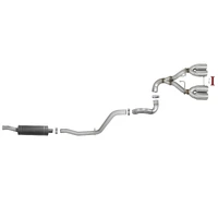 Rebel Series 2.5in. 304 SS C/B Exhaust System - Polished Tip (Wrangler 18)