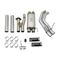 POWER Rebel Series 3in 409 SS Cat Back Exhaust w/ Black Tips (F-150 Raptor 17)