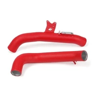 Performance Intercooler Kit (Civic 1.5T 2016+) Black Core, Wrinkle Red Piping