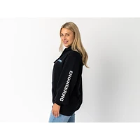 Unisex Hoodie Black with Sleeve Logo (Each)