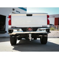 Large Bore-HD 4in 409SS DPF-Back Exhaust System w/Black Tip 20 GM Diesel Trucks V8-6.6L (td) L5P