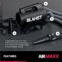 Air Maxx Wall-Mounted Car Dryer Blower 2400W with 8m Hose
