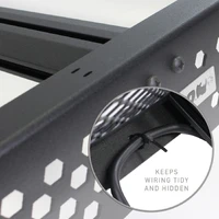 22-23 Toyota Tundra CrewMax Ceros Low Profile Roof Rack - Tex. Blk