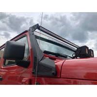 18-20 Jeep Wrangler JL/JLU/Gladiator JT XE Windshield Light Bar Mount - 50in Single Row