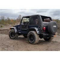97-06 Jeep Wrangler TJ Frameless Trail Soft Top Kit - Black Diamond