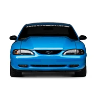 94-98 Mustang Axial Series Cobra Style Headlights- Black Housing (Clear Lens)