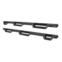10-18 Dodge Ram Crew Cab 5ft & 6ft Bed HDX Drop Wheel-To-Wheel Nerf Step Bars - Text. Blk