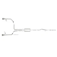 Vulcan Series 3in-2-1/2in 304 SS Cat-Back 2019 GM Silverado 1500 V8-5.3L w/ Polished Tips