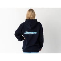 Superior Unisex Hoodie Navy with Sleeve Logo (Each) 2XL
