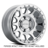MR709 HD Bead Grip 17x8.5 5x127 0 Machined - Clear Coat