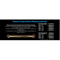 Rear Lower Control Arms Suitable For Nissan Patrol GU Rear Fixed +15mm