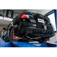 3" Cat Back Dual Split Rear Exit Race Version (WRX/STI 15-21) - T304 Stainless Steel