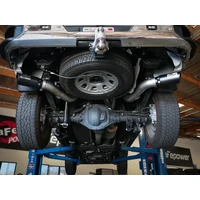 Large Bore-HD 4in 409SS DPF-Back Exhaust System w/Black Tip 20 GM Diesel Trucks V8-6.6L (td) L5P