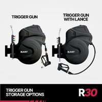 R30 Wall-Mounted Pressure Washer 2600 PSI with 30m Retractable Hose
