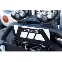 Fairlead Mounted Flip-Up License Plate Bracket