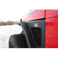 Jeep TJ Tube Fenders Rear 3 Inch Flare 97-06 Wrangler TJ Steel Black Textured Powdercoat