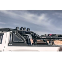15-22 Ford F-150 / 07-21 Toy. Tundra XRS Cross Bars Kit - Tex Blk (Attch Tonneau Cvr T-Trk)