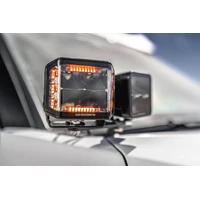 Xplor Blackout Series Cube LED Sideline Spot Light Kit (Surface Mount) 4x3 - Blk (Pair)