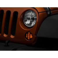 07-18 Jeep Wrangler JK Axial Series LED Front Turn Signals (Smoked)