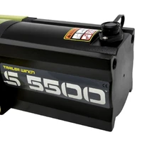 5500 LBS 12V DC 7/32in x 60ft Steel Rope S5500 Winch