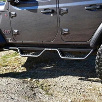 18-22 Jeep Wrangler JL Unlimited Outlaw Nerf Step Bars - Textured Black