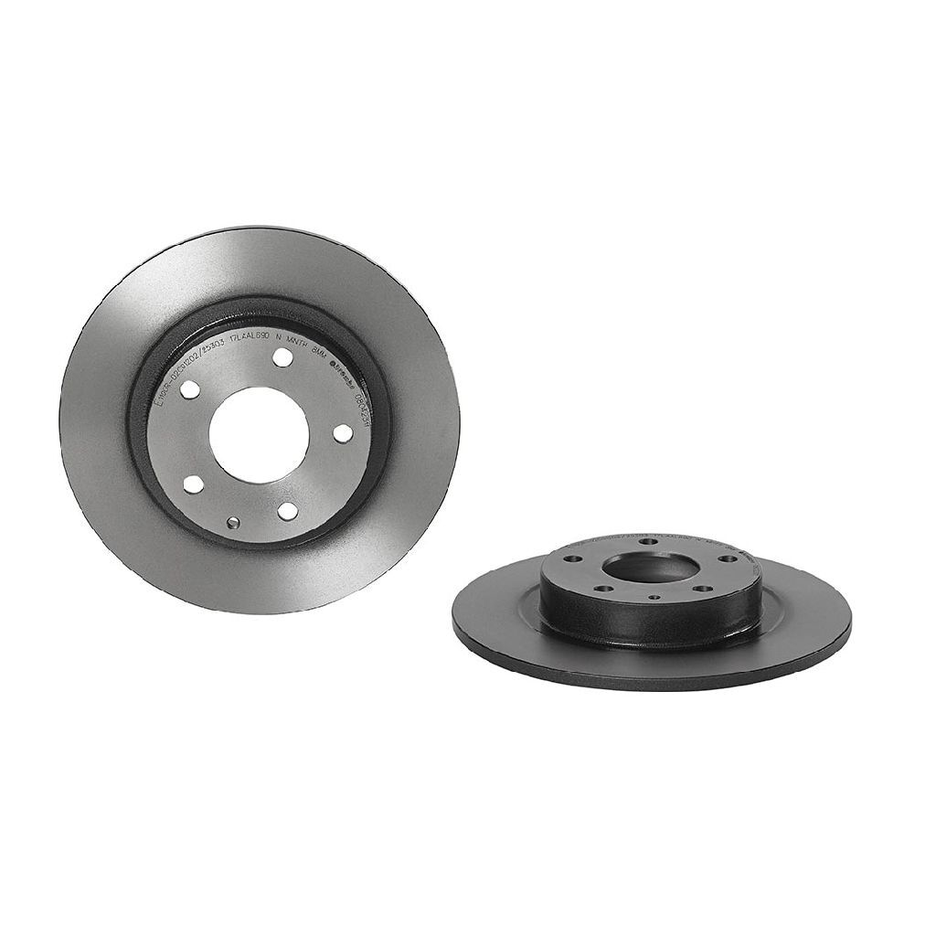 Brembo Premium UV Coated Brake Rotors 08.C423.11 Rotor, Brembo, Solid, Solid Surface, 10.94 in. Diameter, Iron, UV-Coated, Mazda, Each thumbnail 7