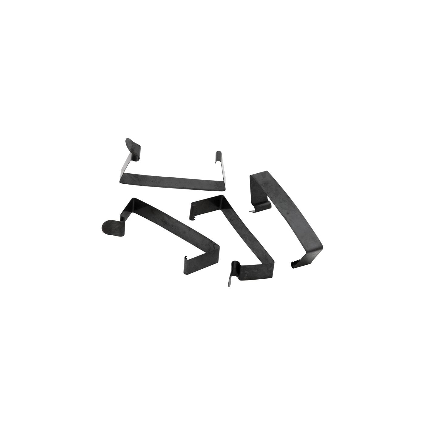 Air Filter Spring Clips - Steel - Black Paint - K&N 14 x 4 Flow Control Air Cleaner - Set of 4 thumbnail 2