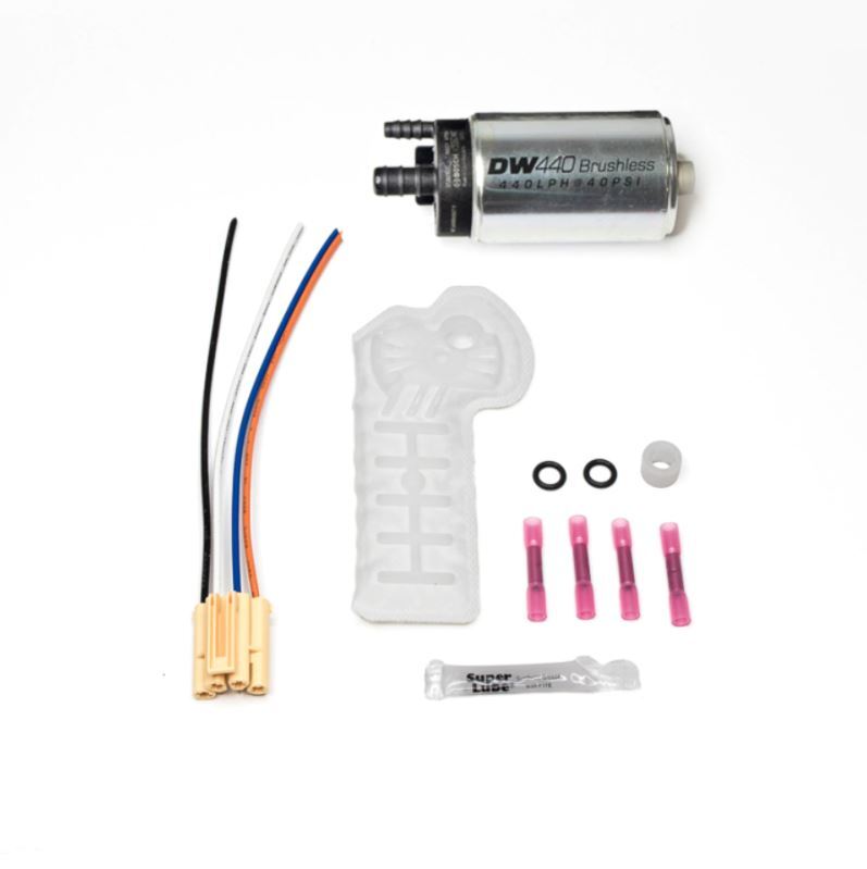 DeatschWerks DW440 Brushless In-Tank Electric Fuel Pumps 9-441-0901 Pumps, DW440, In-tank, 12 V, Toyota, Kit