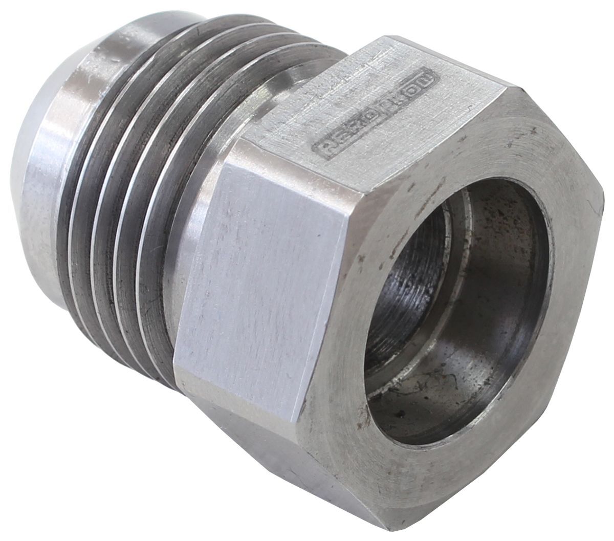 Aeroflow AF999-06SH Weld-on Steel Male Hex -6AN Fitting