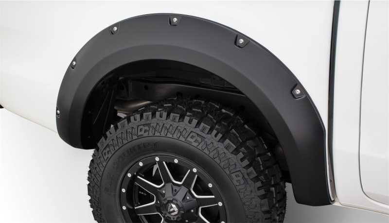 Bushwacker Pocket-Style Fender Flares 20090-02 Flares, Pocket Style, Rear, Dura-Flex Thermoplastic, Black, Ford, Pair thumbnail 2
