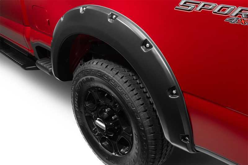 Bushwacker Pocket-Style Fender Flares 20146-02 FF POCKET STYLE 2PC REAR 2023-2024 FORD F-250 SUPER DUTY F-350 SUPER DUTY thumbnail 2