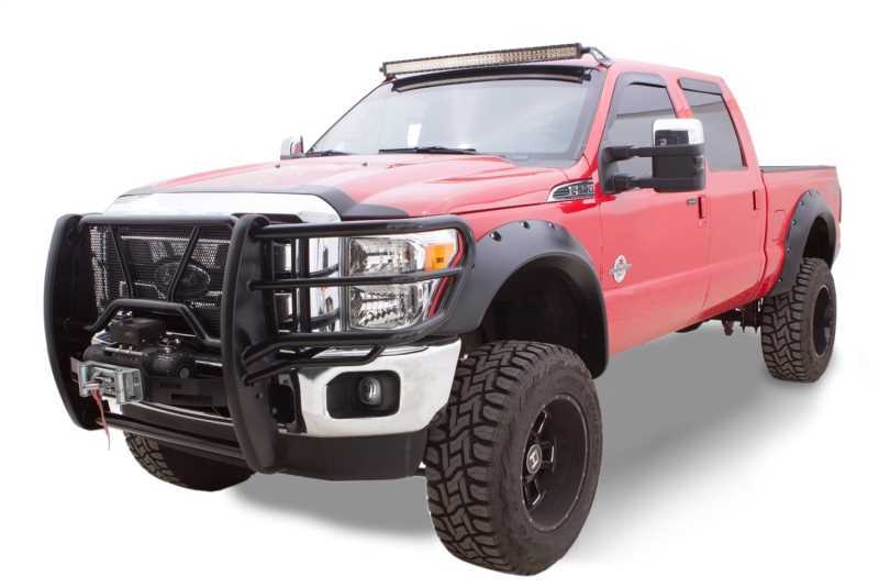 Bushwacker Cut-Out Fender Flares 20940-02 Flares, Cut-Out, Front and Rear, Black, Dura-Flex Thermoplastic, Ford, Set of 4 thumbnail 3