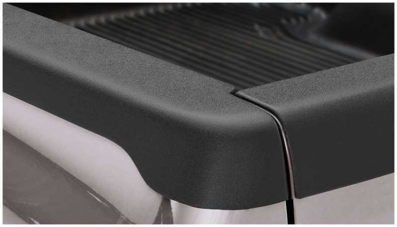 Bushwacker Ultimate Bed Rail Caps 38501 Caps, Ultimate, Smooth, Plastic, Matte Black, Toyota, Pair thumbnail 2