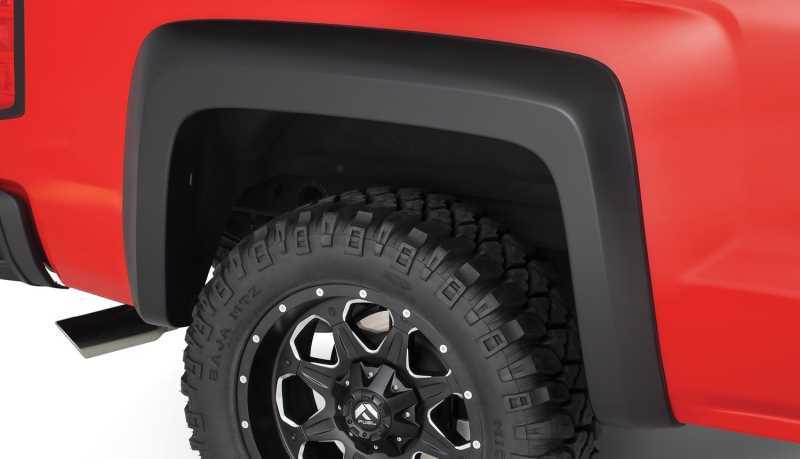 Bushwacker Extend-A-Fender Flares 40018-11 Fender Flares, Extend-A-Fender, Rear, Black, Dura-Flex Thermoplastic, Chevy, GMC, Pair thumbnail 2